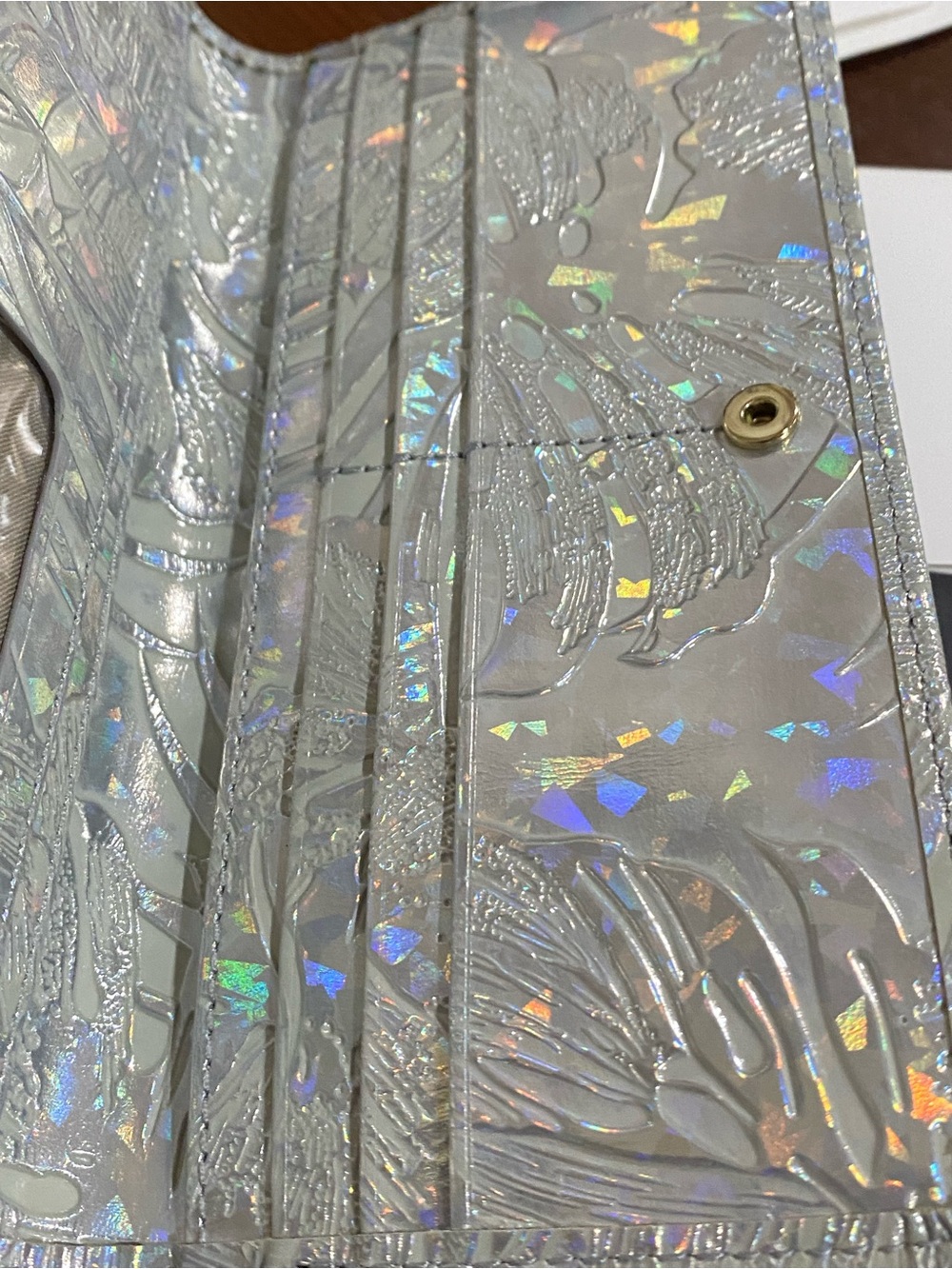 🪩HTF SILVER SERENADE Brahmin ADY Wallet NWT - Picture 4 of 10